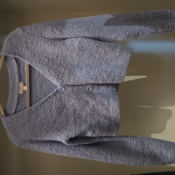 Colsie Lavender Textured Cardigan - Picture 1 of 2